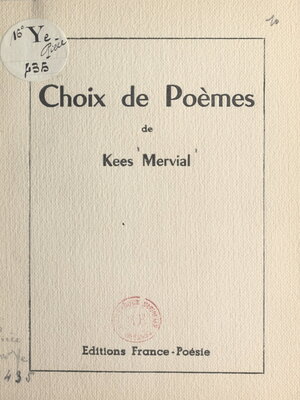 cover image of Choix de poèmes